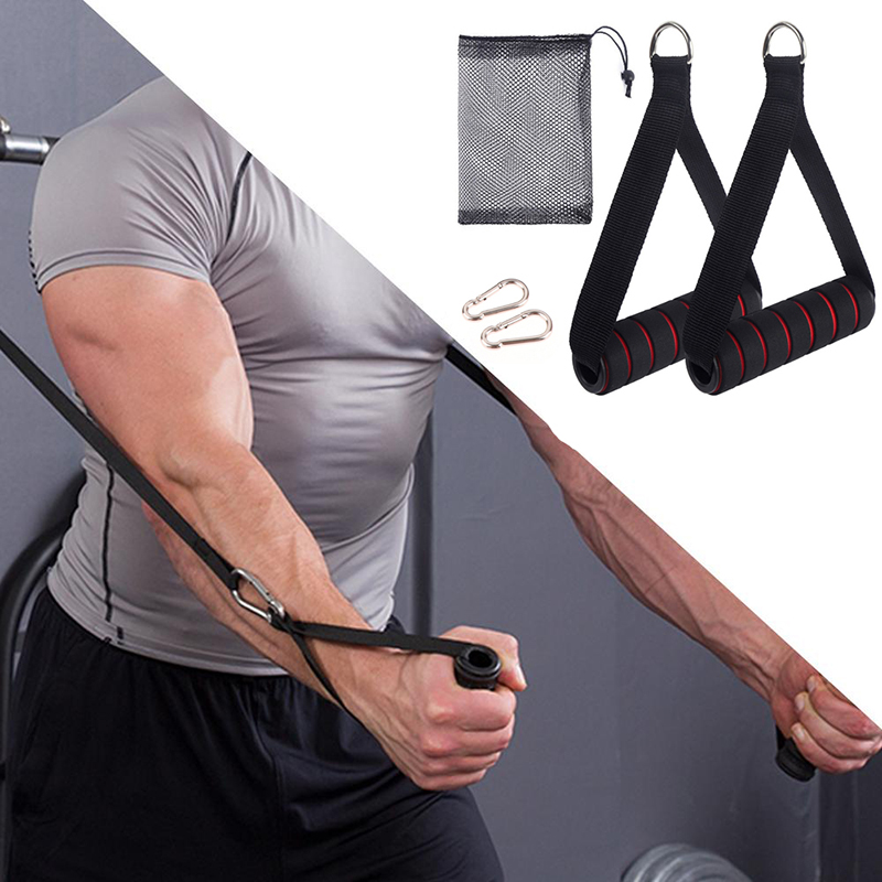 Yoga Fitness Resistance Band - مقبض آلة الكابلات شديد التحمل مع