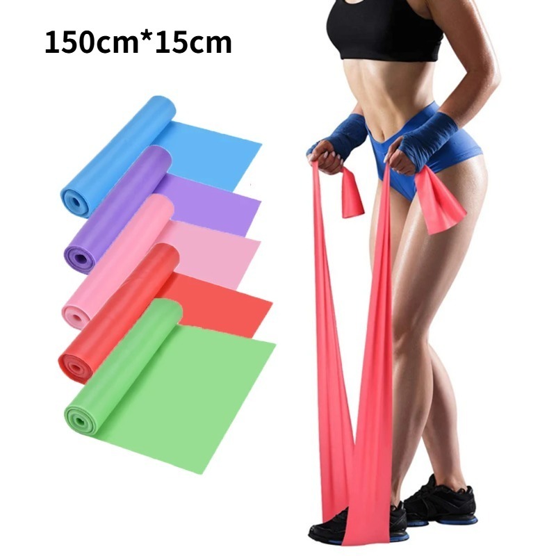 أشرطة مقاومة من اللاتكس الطبيع - مراجعة Yoga Fitness Resistance Band وسعره