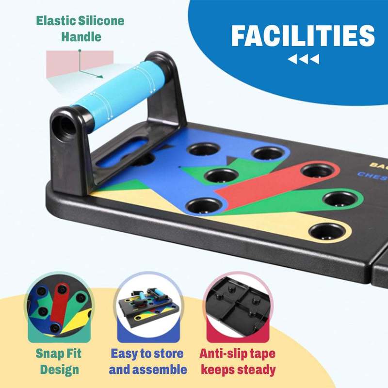 لوح تمارين الضغط القابل للطي و - مراجعة Push Up Board وسعره