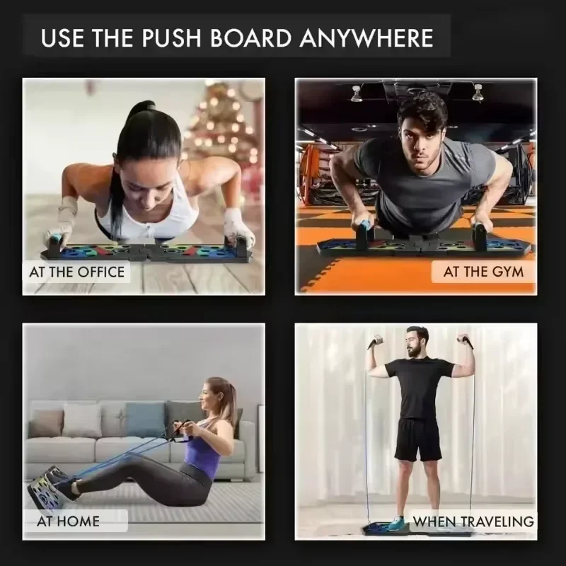 مجموعة ألواح تمارين الضغط، قاب - مراجعة Push Up Board وسعره
