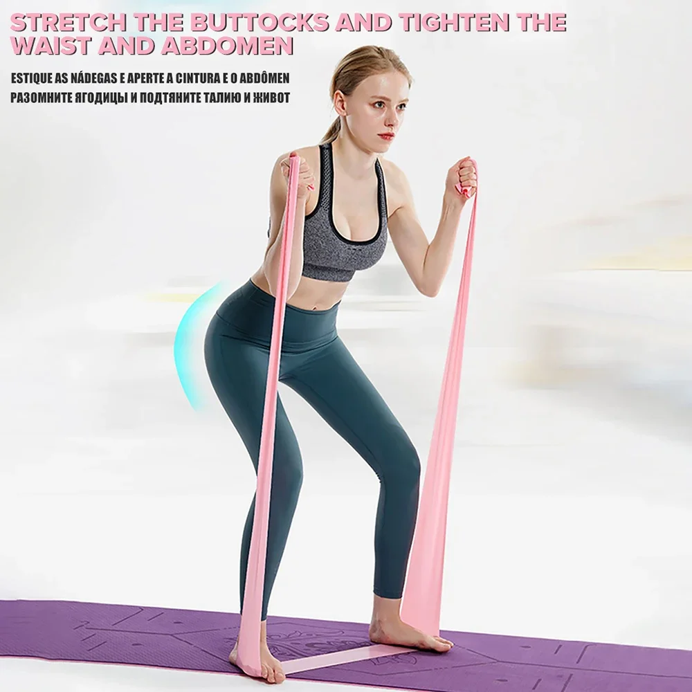طول 200 سم اليوغا بيلاتيس تمتد - مراجعة Yoga Fitness Resistance Band وسعره
