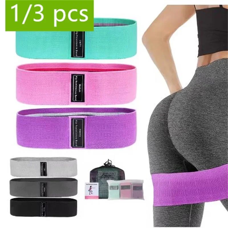أربطة مقاومة مرنة من القماش لت - مراجعة Yoga Fitness Resistance Band وسعره