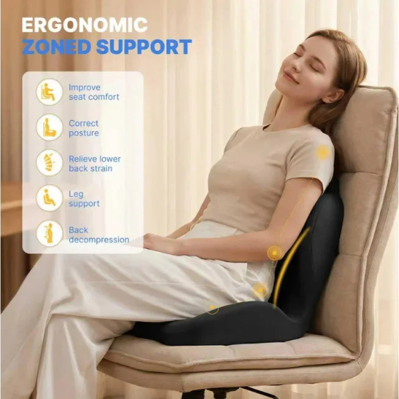 وسادة مقعد من الإسفنج الذكي لد - مراجعة Posture Corrector Back وسعره